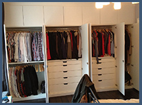 Wardrobe interiors examples