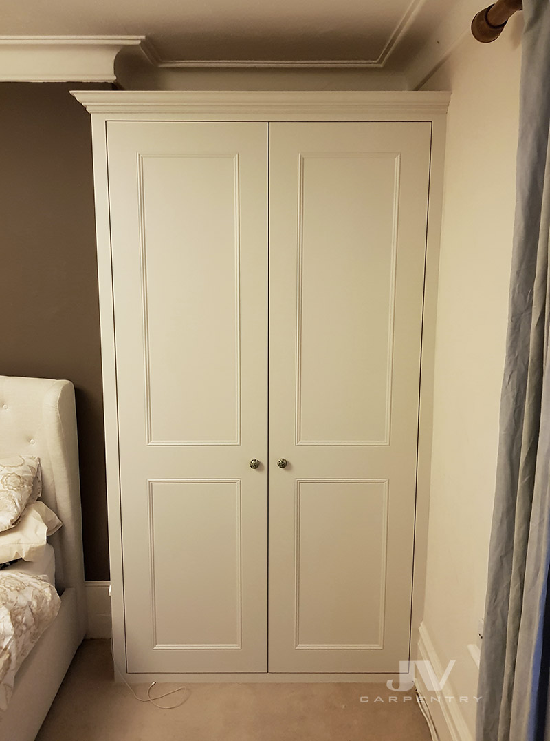 Alcove fitted wardrobe, this fitted wardrobe cost from £1000+VAT 