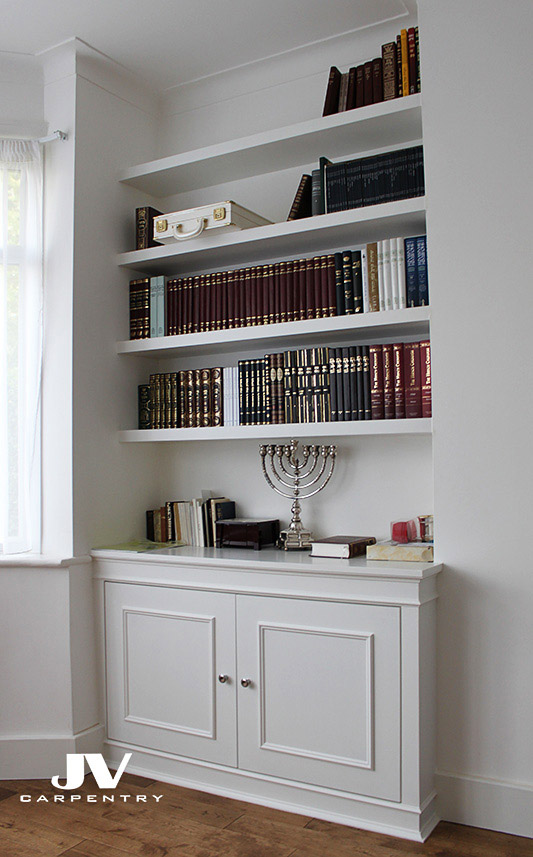 Fitted bookcase london