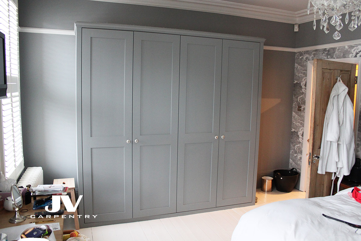 Grey wardrobe 