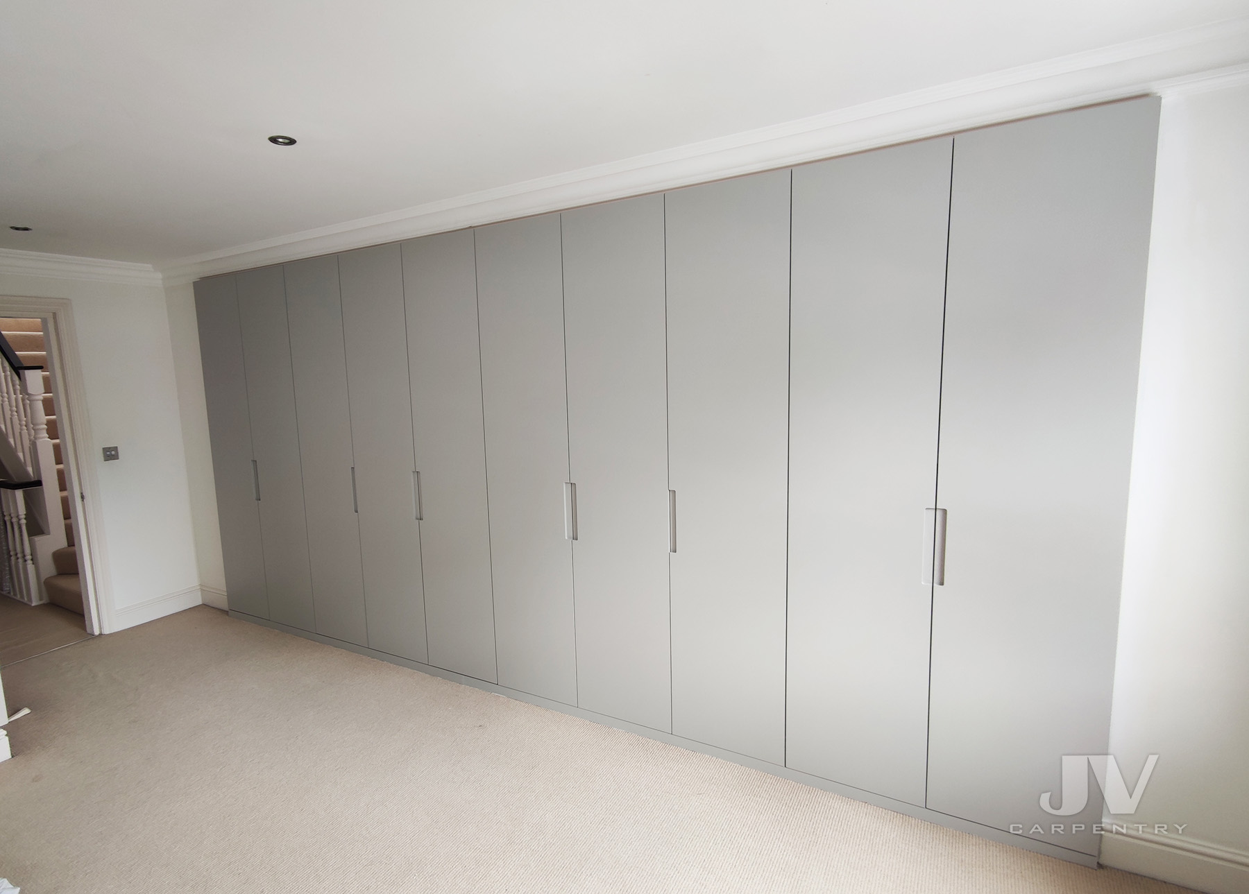 Contemporary grey wardrobe