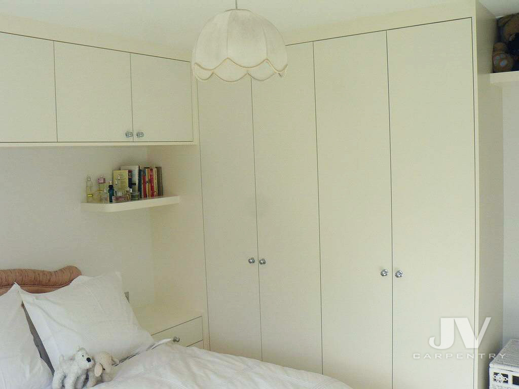 Overhead clearance cupboards bedroom