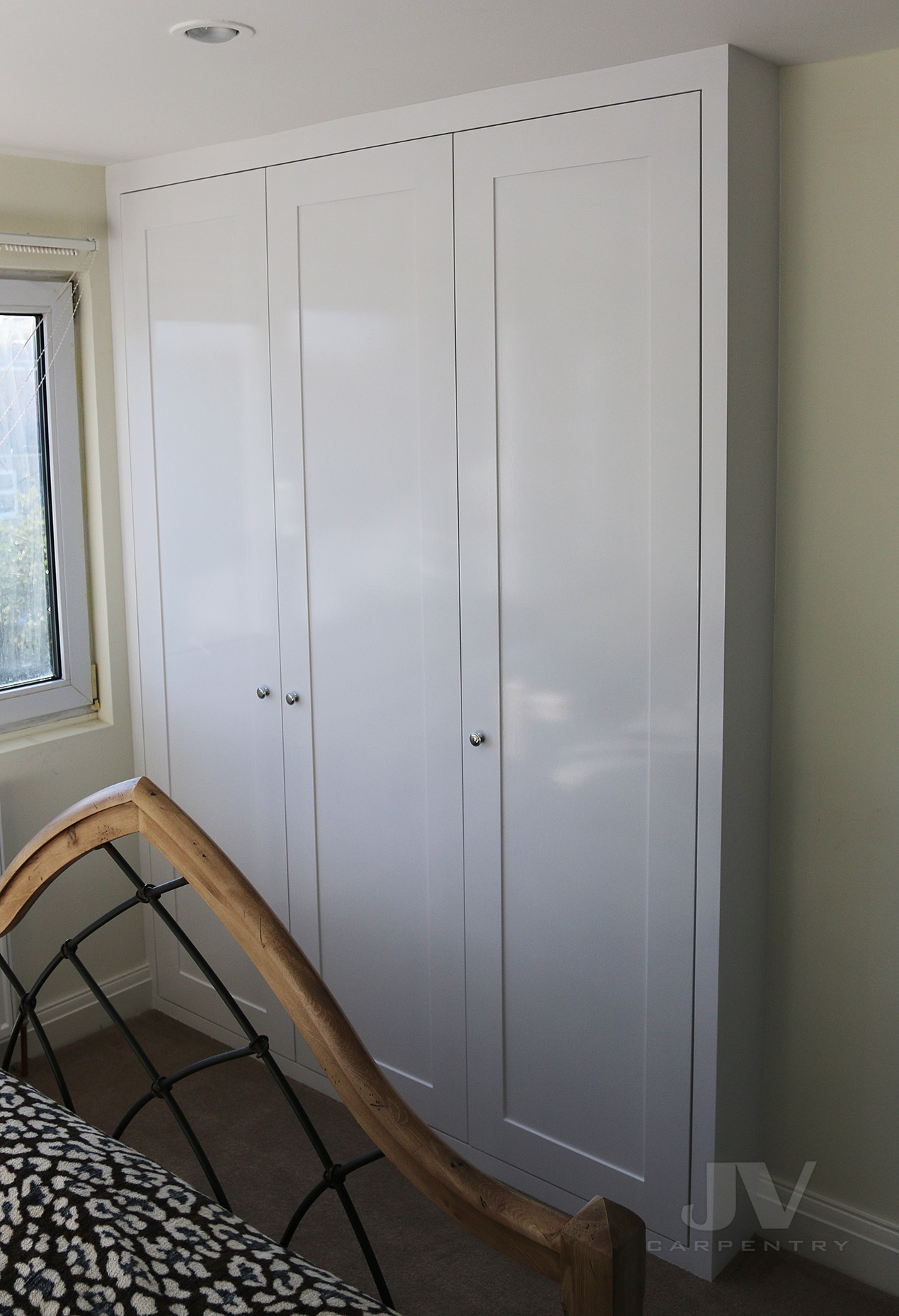 White fitted wardrobe, Ruislip