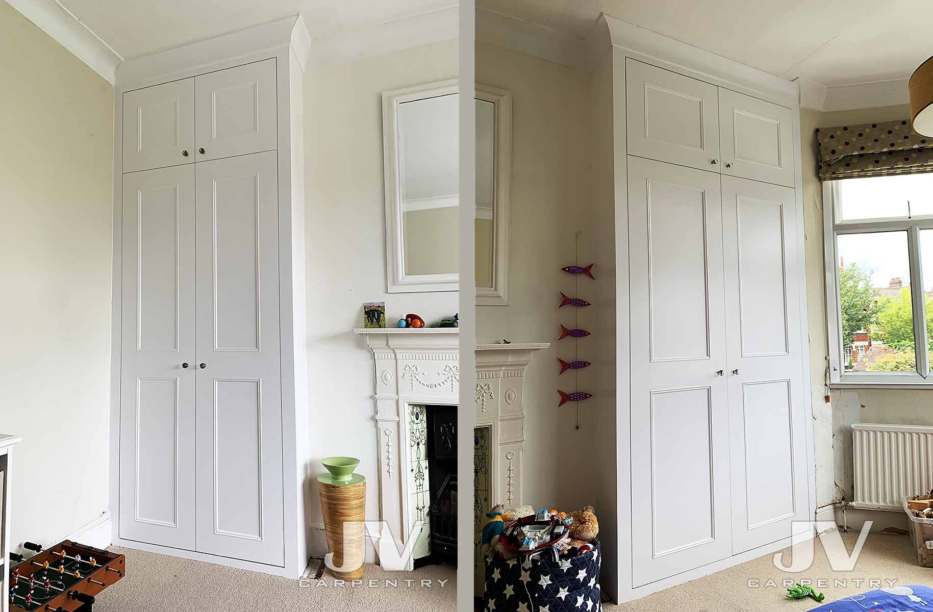 2 alcove wardrobes in Wimbledon