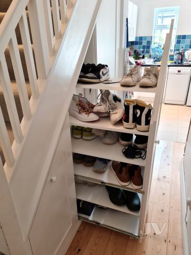 under stairs storage