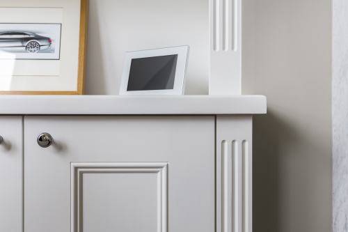 Traditional alcove bookcases