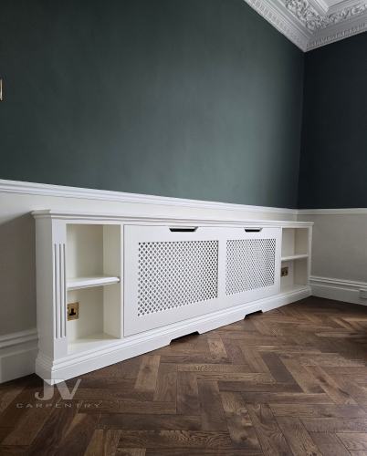 Radiator-cover-bookcase