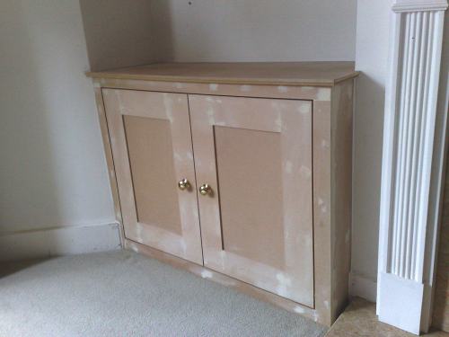 alcove cupboard unpainted