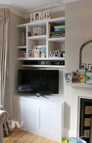 alcove shelving idea