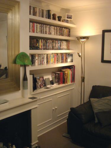 fitted bookcase