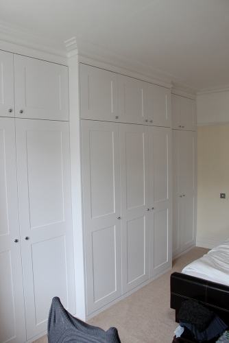 Wardrobe with original coving along the top