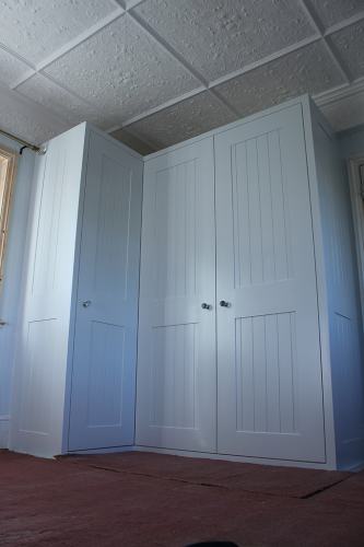 tongue and groove shaker wardrobe