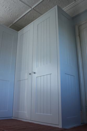 tongue and groove wardrobe