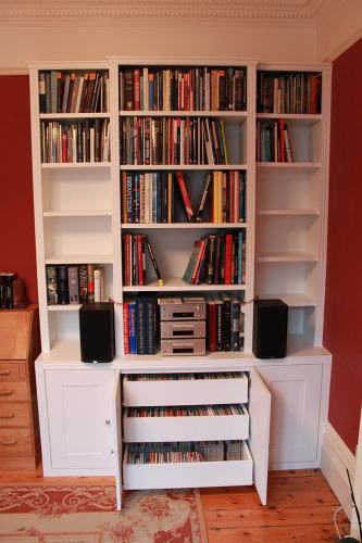 traditional victorian bookcase