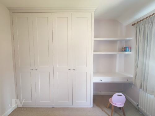 wardrobe with dressing table