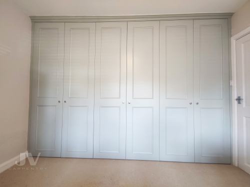 wardrobe with dressing table inside