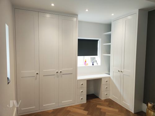 wardrobe with dressing table