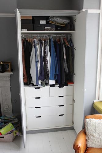 built-in wardrobe interior example 